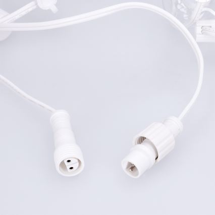 Brilagi - LED buiten decoratieve slinger GIRLANDA 25xE12/0,6W/230V 20m wit IP44 warm wit