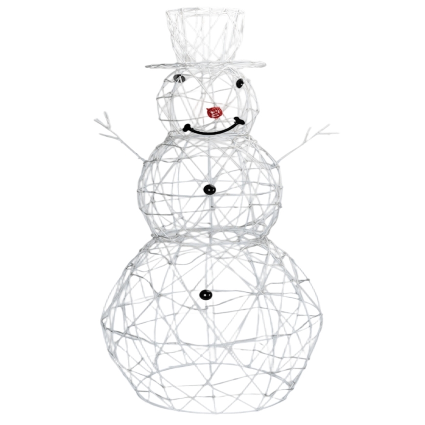 Brilagi - LED buiten kerstdecoratie 3,6W/31/230V 2700K 120 cm IP44 sneeuwman