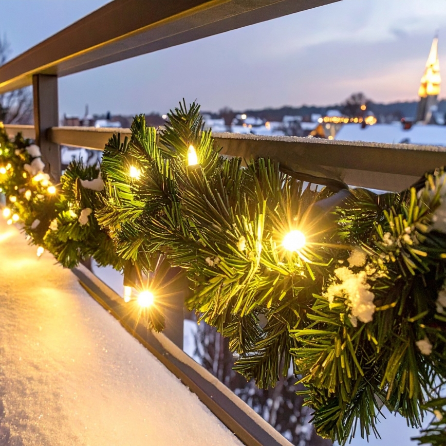 Brilagi - LED buiten kerstdecoratie KERSTSLINGER LED/3xAA 300 cm IP44