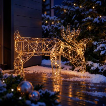 BRILAGI - LED Buiten kerstdecoratie LED/3,3W/230V IP44 56x43 cm rendier