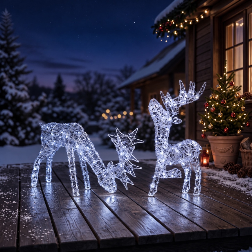 BRILAGI - LED Buiten kerstdecoratie LED/3,3W/230V IP44 60x37 cm rendier