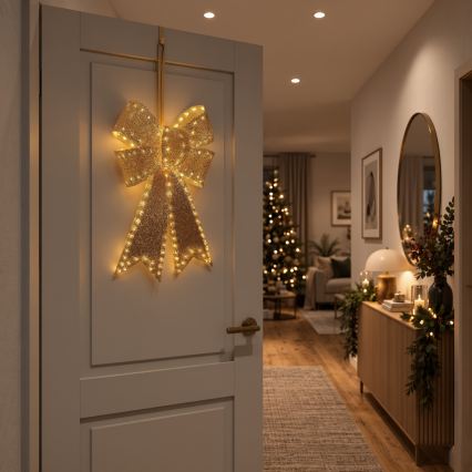 BRILAGI - LED buiten kerstdecoratie LED/3,3W/230V IP44 gouden strik