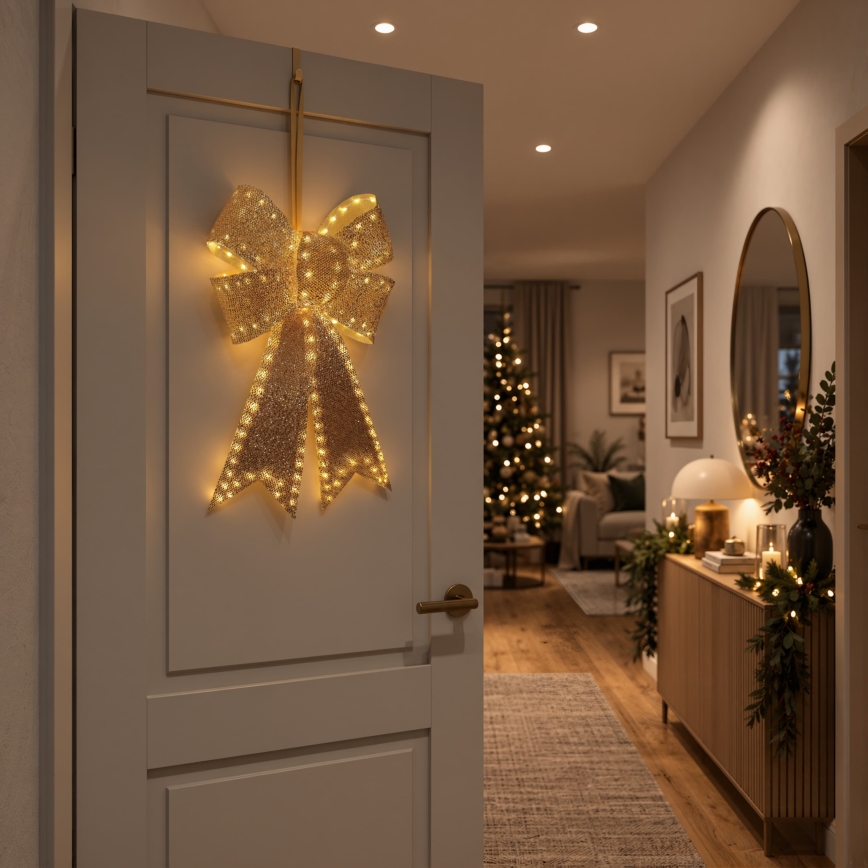 BRILAGI - LED buiten kerstdecoratie LED/3,3W/230V IP44 gouden strik