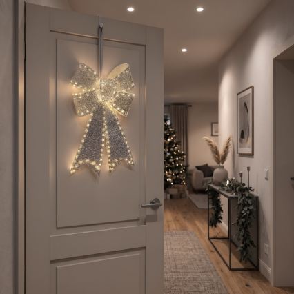 BRILAGI - LED Buiten kerstdecoratie LED/3,3W/230V IP44 zilveren strik