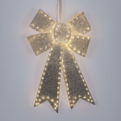 BRILAGI - LED Buiten kerstdecoratie LED/3,3W/230V IP44 zilveren strik