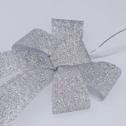 BRILAGI - LED Buiten kerstdecoratie LED/3,3W/230V IP44 zilveren strik