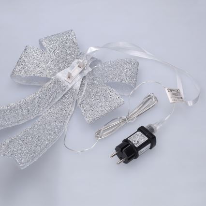 BRILAGI - LED Buiten kerstdecoratie LED/3,3W/230V IP44 zilveren strik