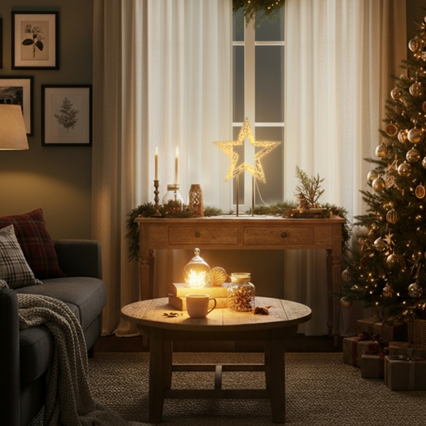 Brilagi - LED Buiten kerstdecoratie LED/3,6W/230V IP44 44x30 cm ster