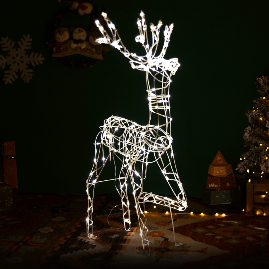 Brilagi - LED Buiten kerstdecoratie LED/3,6W/31/230V 2700K 75 cm IP44 rendier