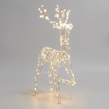 BRILAGI - LED Buiten kerstdecoratie LED/3,6W/8 functies 150 cm IP44 rendier warm wit