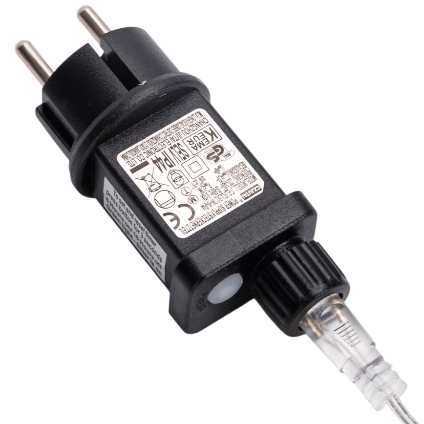 BRILAGI - LED buiten kerstdecoratie LED/3,6W/8 functies 41 cm IP44 warm wit strik/zilver