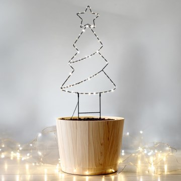 Brilagi - LED buiten kerstdecoratie LED/3xAA IP44 kerstboom