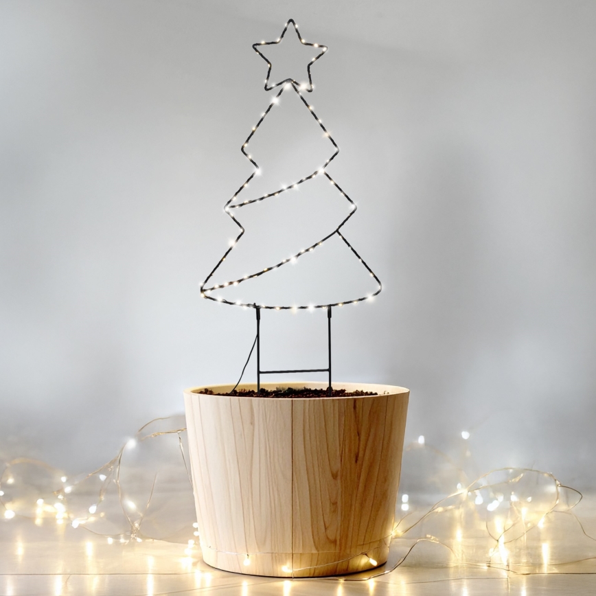 Brilagi - LED buiten kerstdecoratie LED/3xAA IP44 kerstboom