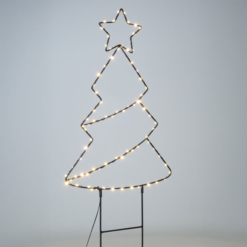 Brilagi - LED buiten kerstdecoratie LED/3xAA IP44 kerstboom