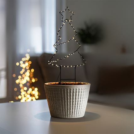 Brilagi - LED buiten kerstdecoratie LED/3xAA IP44 kerstboom