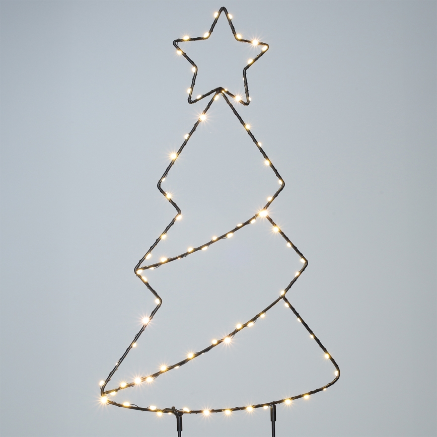 Brilagi - LED buiten kerstdecoratie LED/3xAA IP44 kerstboom