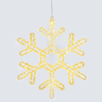 BRILAGI - LED buiten kerstdecoratie LED/6W/8 functies 43 cm IP44 sneeuwvlok warm wit