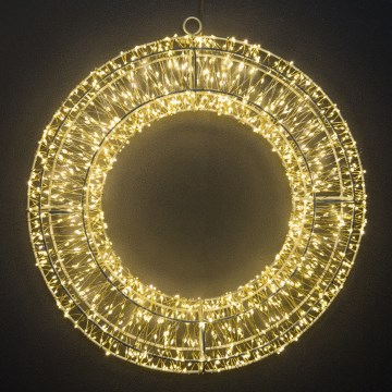 Brilagi - LED buiten kerstkrans LED/6W/230V IP44