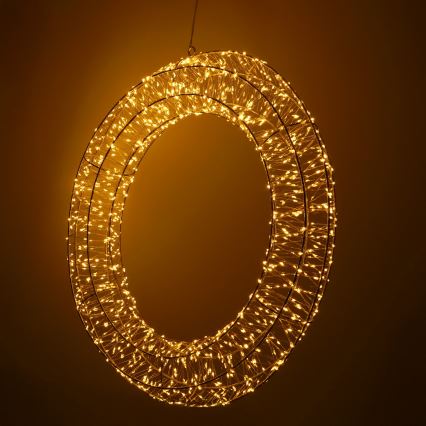 Brilagi - LED buiten kerstkrans LED/6W/230V IP44