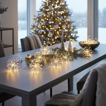 BRILAGI - LED Buiten kerstlichtsnoer 150xLED 5m IP44 warm wit vuurwerk