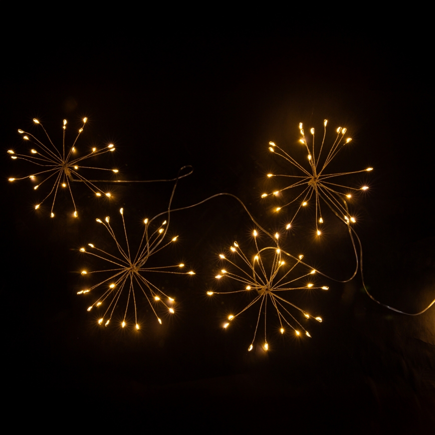 BRILAGI - LED Buiten kerstlichtsnoer 150xLED 5m IP44 warm wit vuurwerk