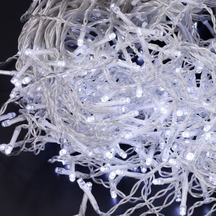 Brilagi - LED buiten kerstlichtsnoer 400xLED/8 functies 23m IP44 koud wit