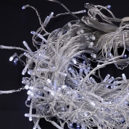 Brilagi - LED buiten kerstlichtsnoer 400xLED/8 functies 23m IP44 koud wit