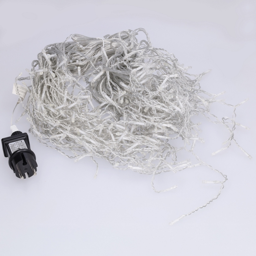 Brilagi - LED buiten kerstlichtsnoer 400xLED/8 functies 23m IP44 koud wit