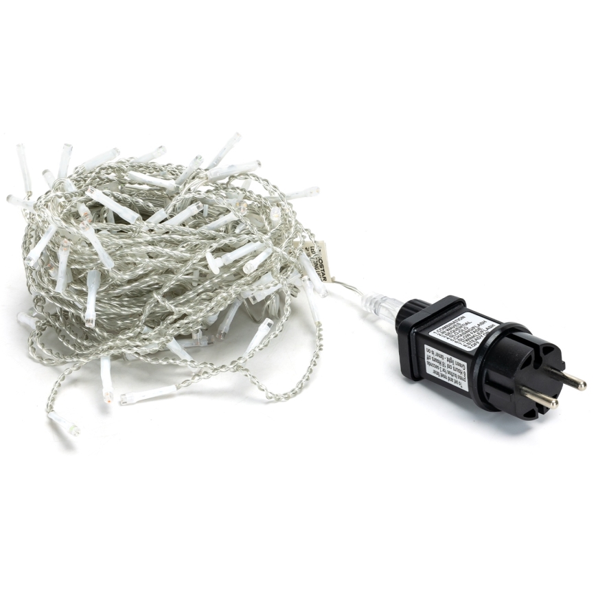 Brilagi - LED buiten kerstsnoer 200xLED/8 functies 13x0,6m IP44 koud wit