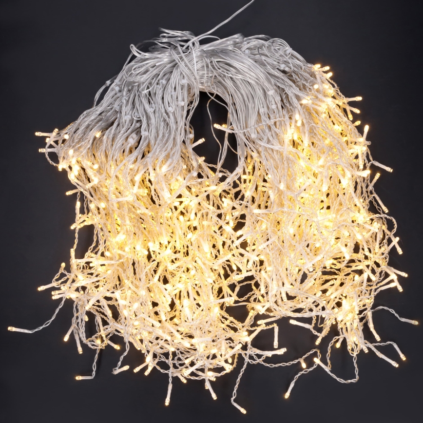 BRILAGI - LED buiten kerstverlichting 1200xLED/8 functies 63m IP44 warm wit ijspegels