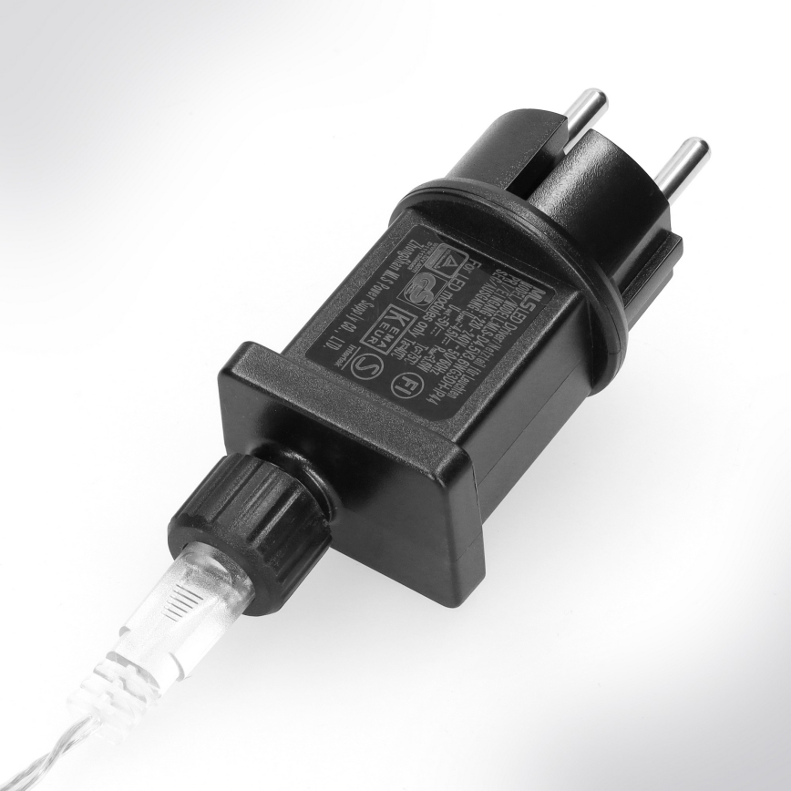 Brilagi - LED buiten kerstverlichting 150xLED 5 m IP44 koud wit, vuurwerk-effect