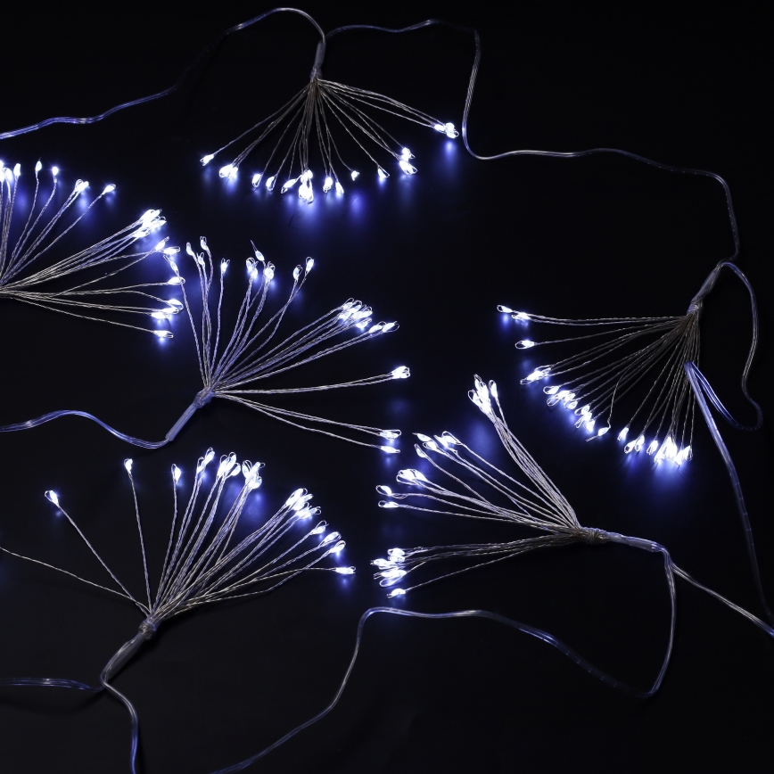 BRILAGI - LED Buiten kerstverlichting 150xLED 5m IP44 koud wit vuurwerk