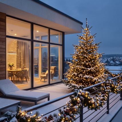 BRILAGI - LED buiten kerstverlichting 200xLED 9m IP44 warm wit