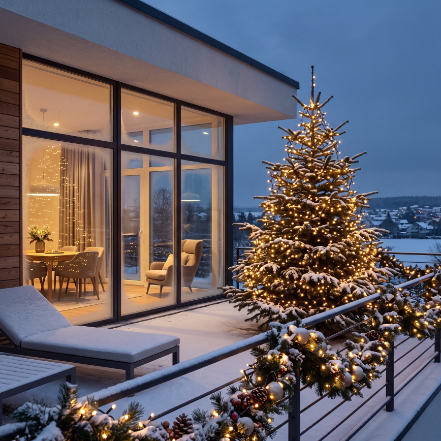 BRILAGI - LED buiten kerstverlichting 200xLED 9m IP44 warm wit