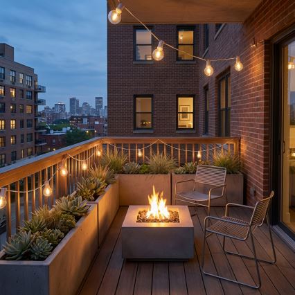 Brilagi - LED buiten decoratief lichtsnoer GIRLANDA 10xE12/0,6W/230V 8m wit IP44 warm wit