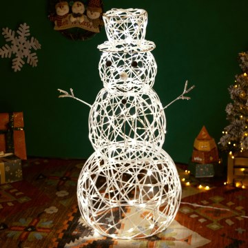 Brilagi - LED-buitenkerstdecoratie LED/3,6W/31/230V 2700K 60 cm IP44 sneeuwman