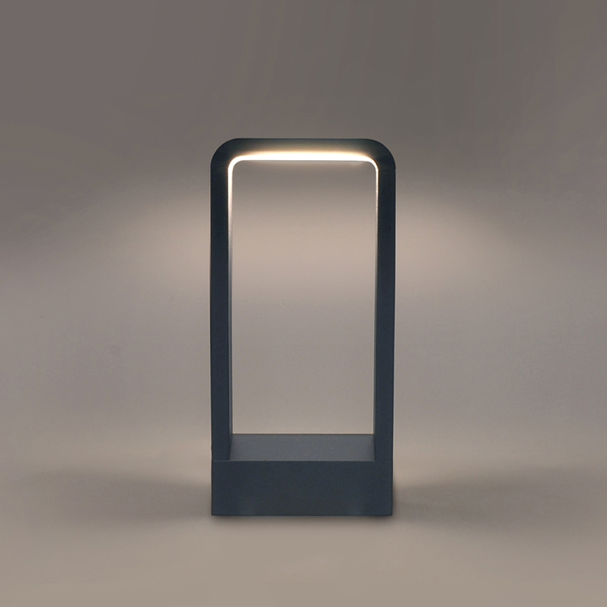 Brilagi - LED Buitenlamp BARI LED/7W/230V 3000/4000/6000K antraciet IP54 30 cm