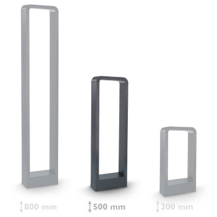 Brilagi - LED Buitenlamp BARI LED/7W/230V 3000/4000/6000K antraciet IP54 50 cm