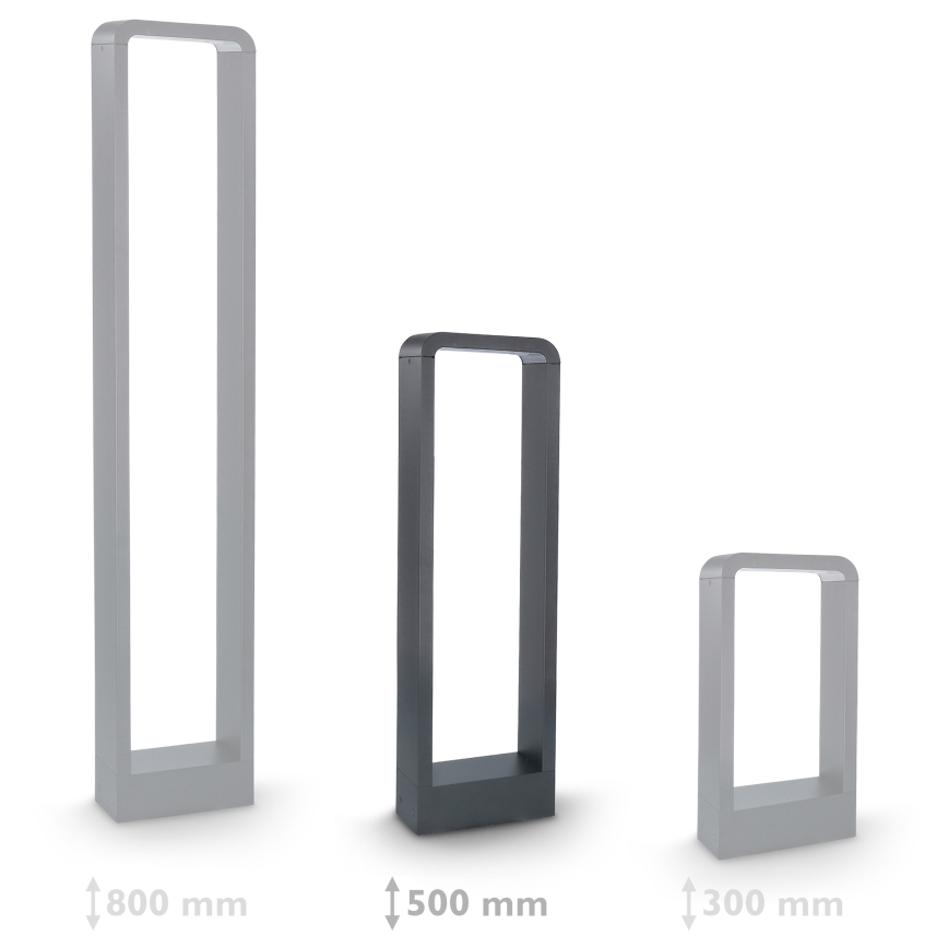 Brilagi - LED Buitenlamp BARI LED/7W/230V 3000/4000/6000K antraciet IP54 50 cm