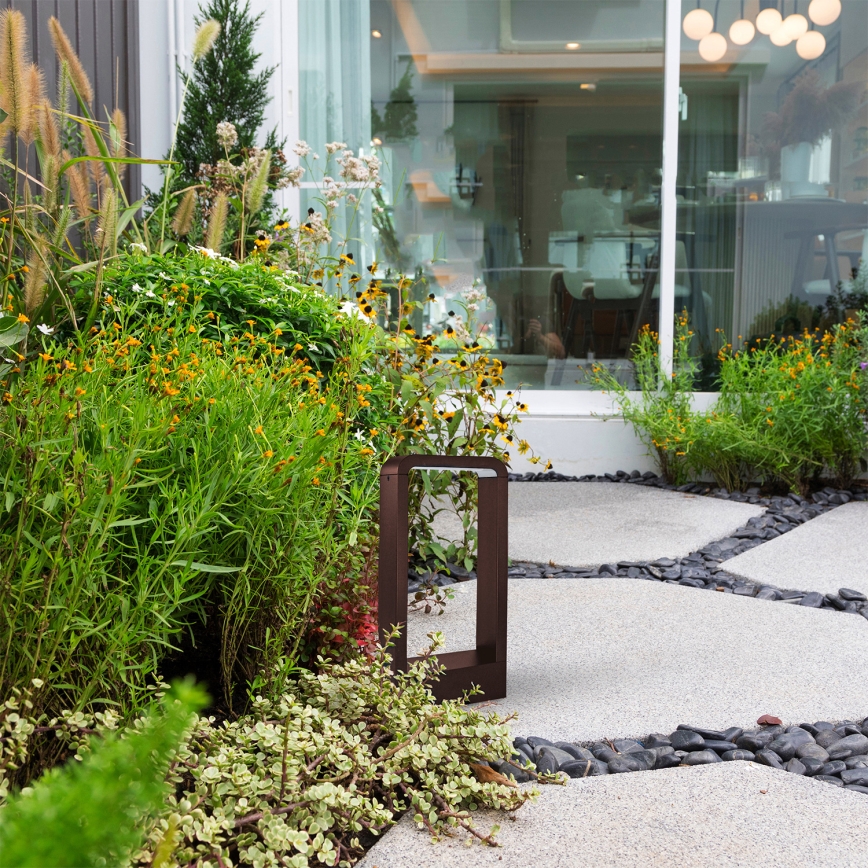 Brilagi - LED buitenlamp BARI LED/7W/230V 3000/4000/6000K bruin IP54 30 cm