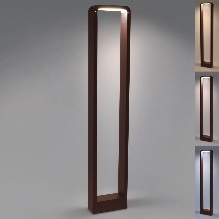 Brilagi - LED buitenlamp BARI LED/7W/230V 3000/4000/6000K bruin IP54 80 cm