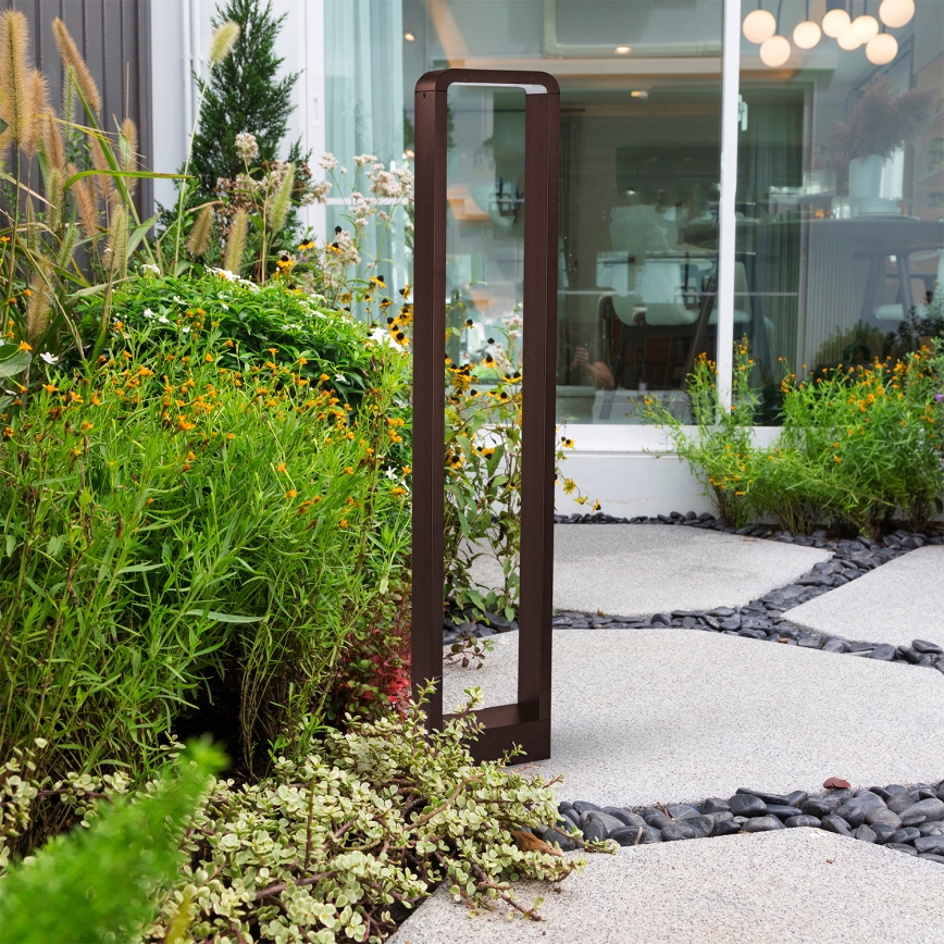 Brilagi - LED buitenlamp BARI LED/7W/230V 3000/4000/6000K bruin IP54 80 cm