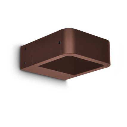 Brilagi - LED buitenwandlamp BARI LED/7W/230V 3000/4000/6000K bruin IP54