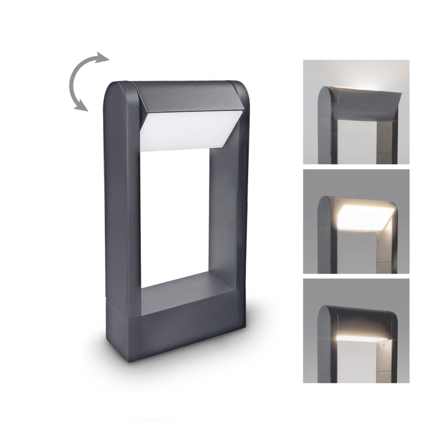 Brilagi - LED Buitenlamp CROTONE LED/7W/230V antraciet IP54 30 cm
