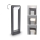 Brilagi - LED Buitenlamp CROTONE LED/7W/230V antraciet IP54 50 cm