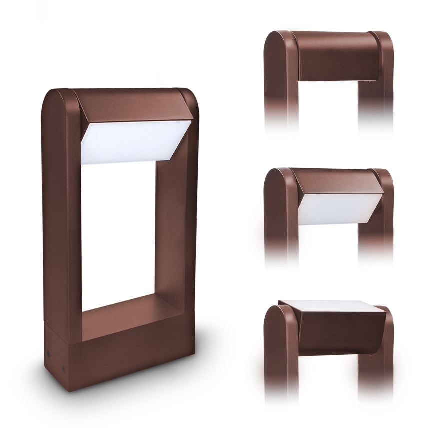 Brilagi - LED buitenlamp CROTONE LED/7W/230V bruin IP54 30 cm