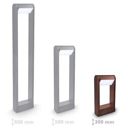 Brilagi - LED buitenlamp CROTONE LED/7W/230V bruin IP54 30 cm