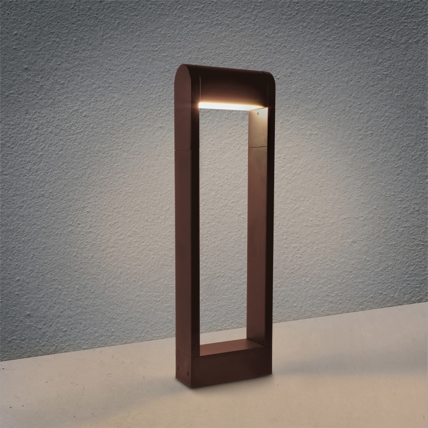 Brilagi - LED buitenlamp CROTONE LED/7W/230V bruin IP54 50 cm