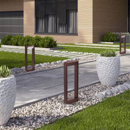 Brilagi - LED buitenlamp CROTONE LED/7W/230V bruin IP54 50 cm