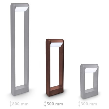 Brilagi - LED buitenlamp CROTONE LED/7W/230V bruin IP54 50 cm